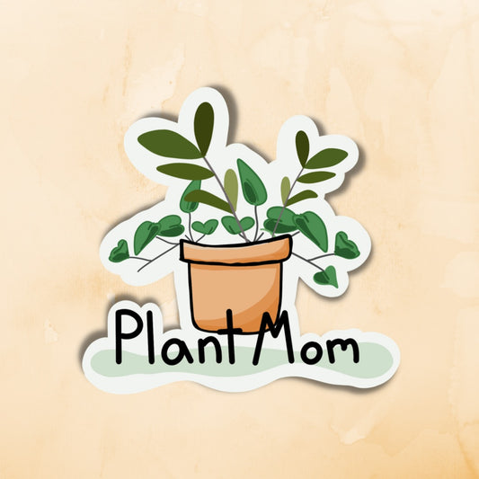 “Plant Mom” Sticker
